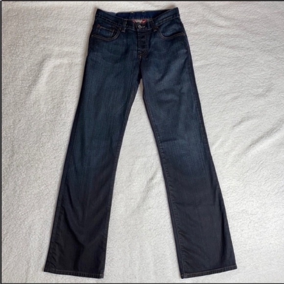 Lucky Jeans Denim Button fly Dark Reg
Size 24 X 32 - Picture 1 of 9